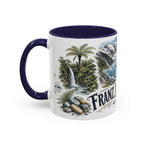 Franz Josef Glacier Mug, New Zealand Travel Souvenir, Bucket List Gift, Accent Ceramic Coffee Mug 11oz 15oz