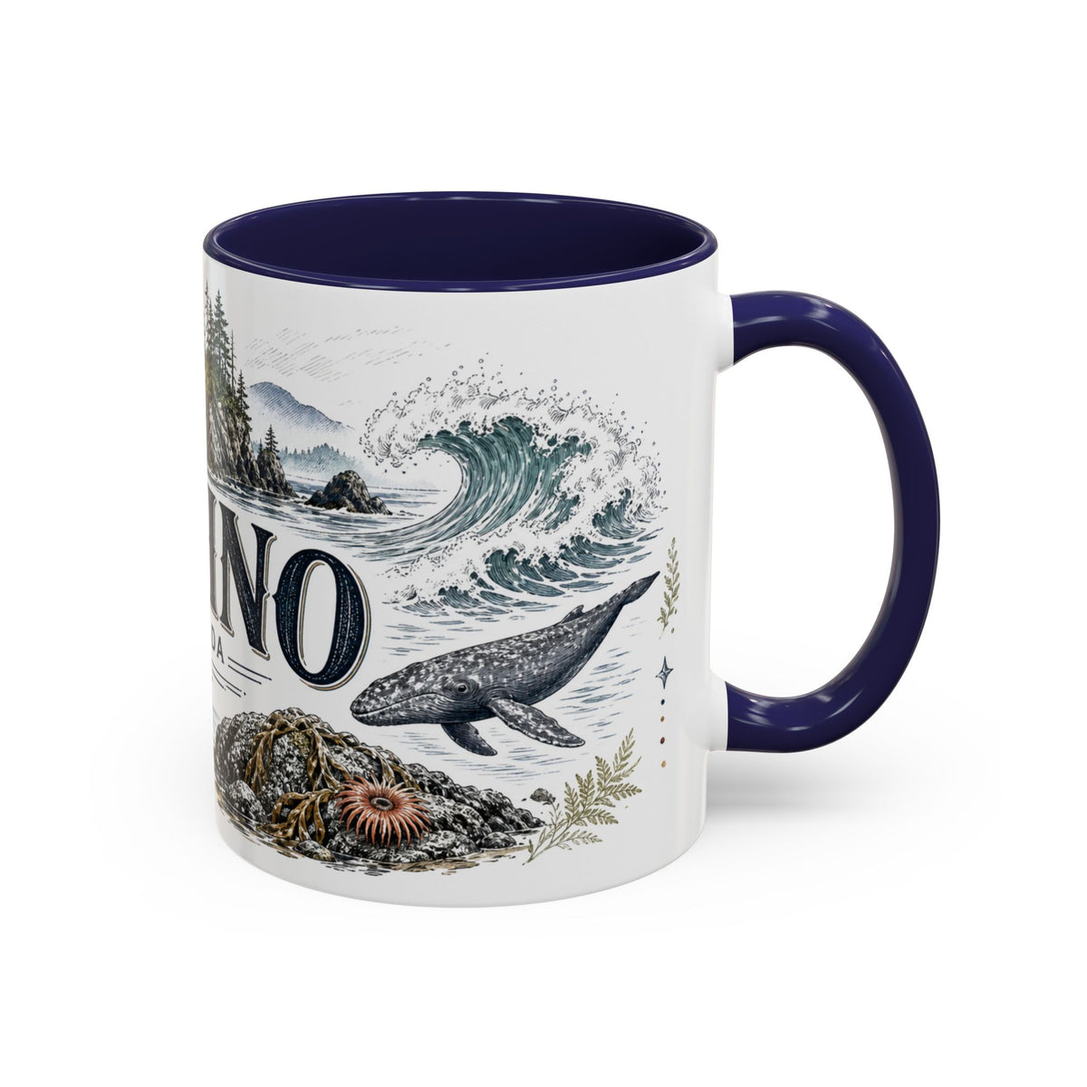 Tofino Mug, Canada Travel Souvenir, Bucket List Gift, Accent Ceramic Coffee Mug 11oz 15oz