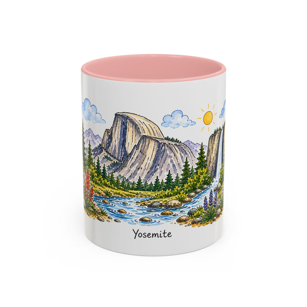 Yosemite National Park Mug | US Travel Souvenir Accent Coffee Mug | 11oz 15oz Ceramic Cup