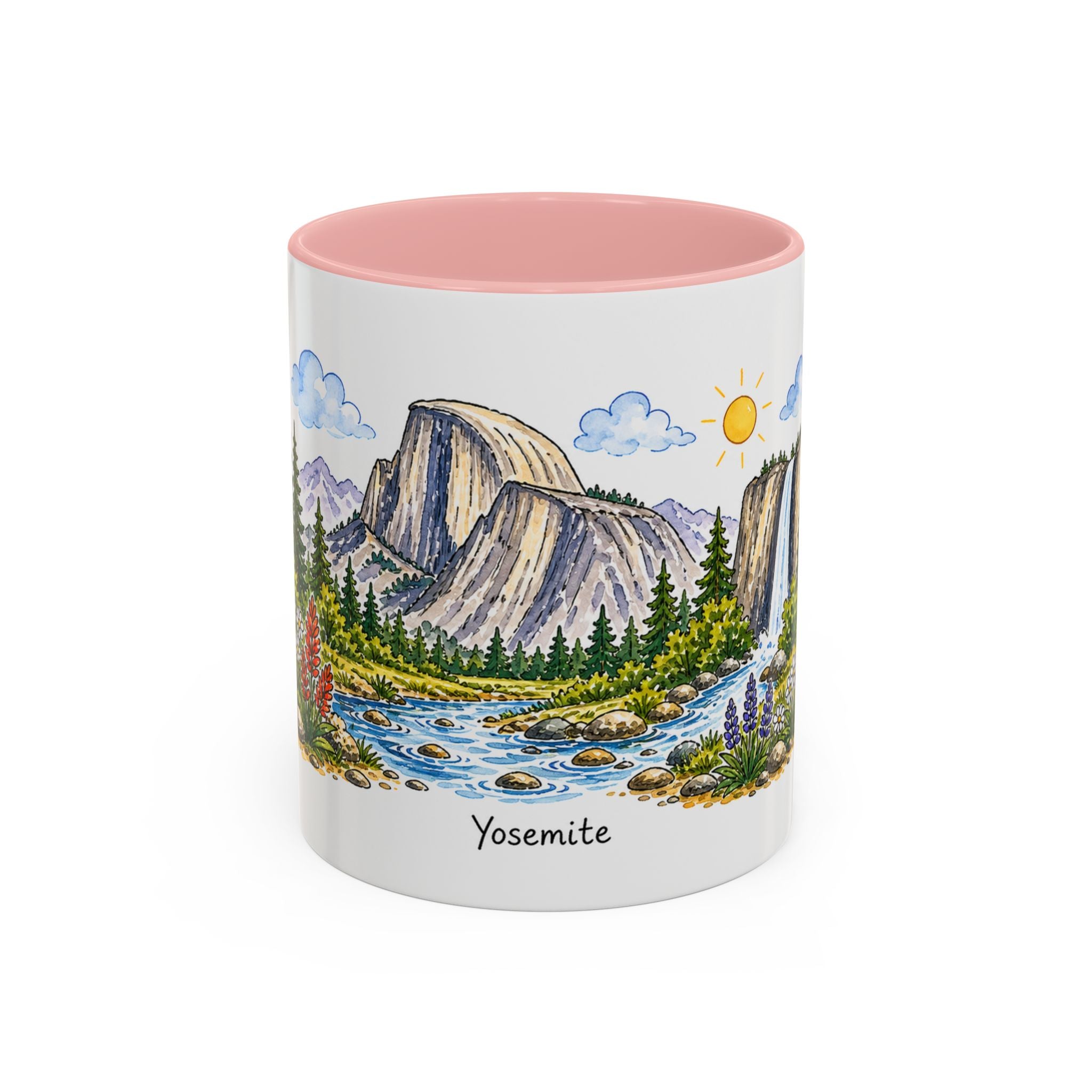 Yosemite National Park Mug | US Travel Souvenir Accent Coffee Mug | 11oz 15oz Ceramic Cup