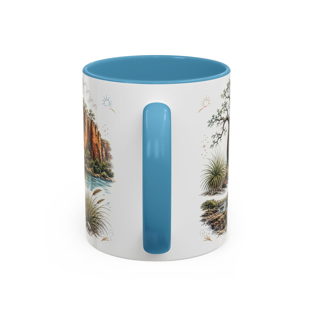 Kimberley Mug, Australia Travel Souvenir, Bucket List Gift, Accent Ceramic Coffee Mug 11oz 15oz