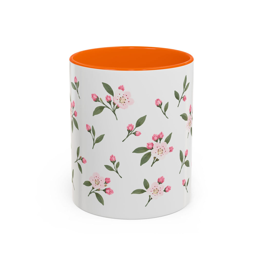 Pennsylvania Mountain Laurel Mug, State Flower Floral Coffee Cup, 11oz Botanical Gift