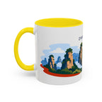 Zhangjiajie Coffee Mug | Travel Destination Souvenir Gift | Accent Color Ceramic 11oz 15oz