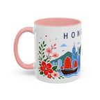 Hong Kong Coffee Mug | Travel Souvenir Accent Mug | Place Gift Ceramic Cup 11oz 15oz