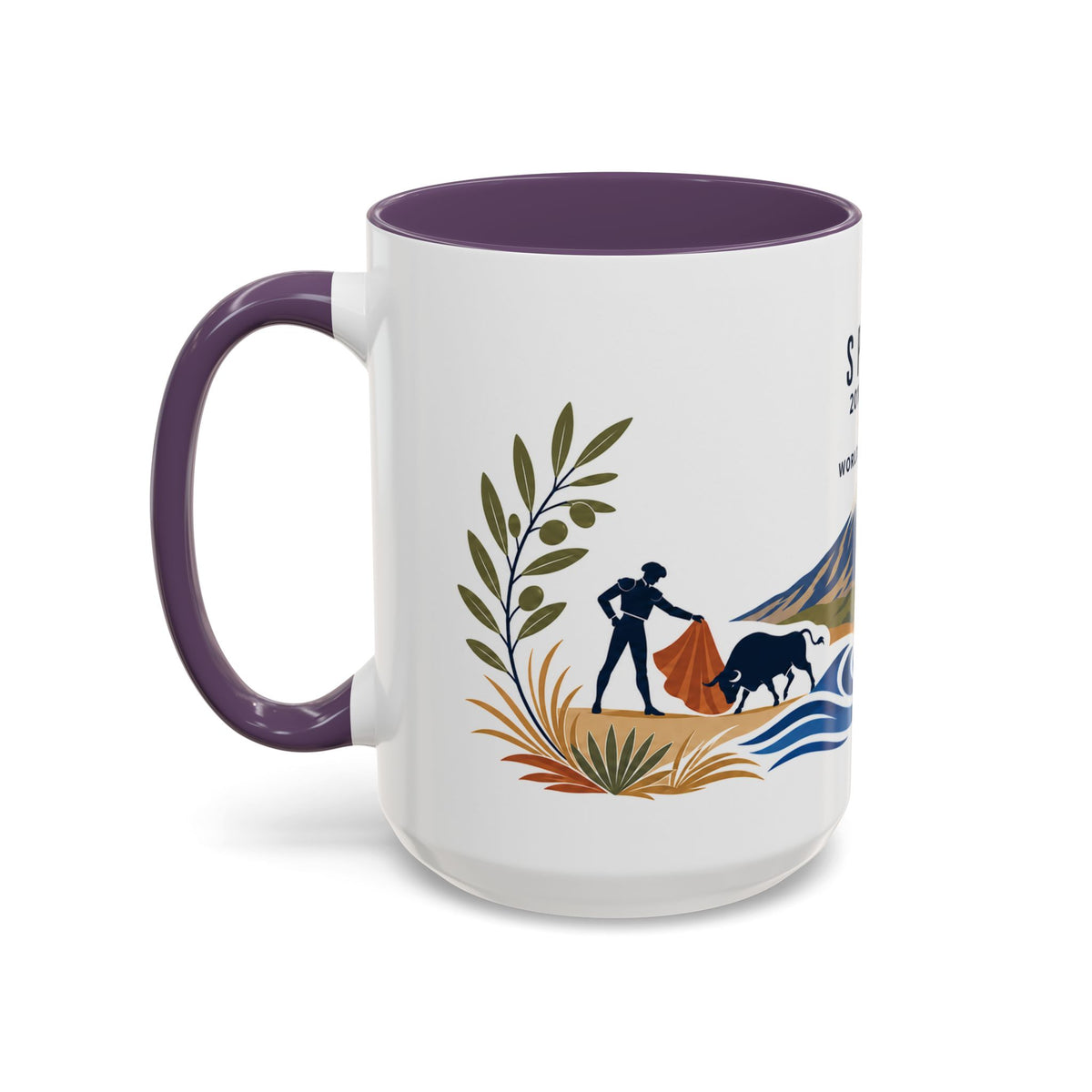 Spain World Champions Mug | 2010 2026 Spanish Soccer Gift | Two Time Football Champion Cup | 11oz 15oz Accent Mug