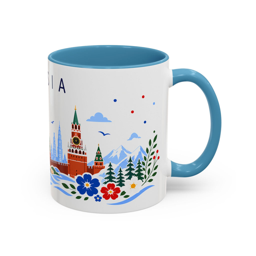 Russia Coffee Mug | Travel Souvenir Accent Mug | Place Gift Ceramic Cup 11oz 15oz