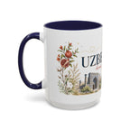 Uzbekistan Home Country Mug | Moving Away Gift | Long Distance Friendship | 11 oz 15 oz Accent Mug