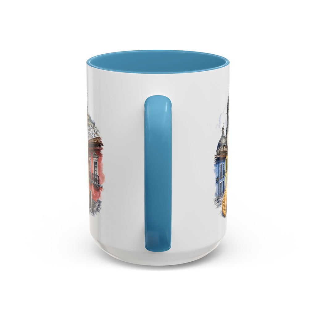 Quito Coffee Mug | Ecuador Travel Souvenir | Vintage Illustrated City Gift | 11 oz 15 oz Accent Mug