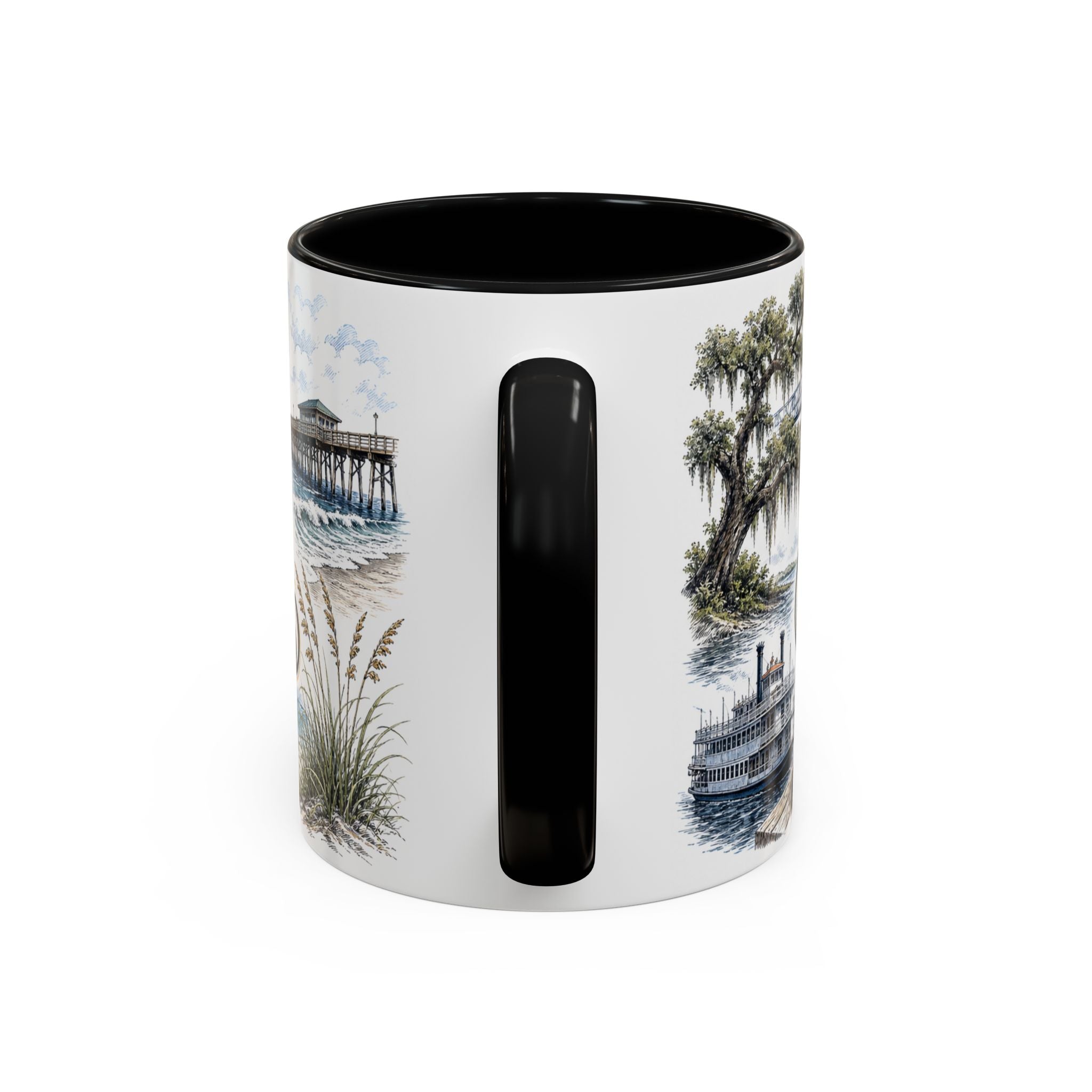 Jacksonville Coffee Mug | United States Travel Souvenir | Vintage Illustrated City Gift | 11 oz 15 oz Accent Mug