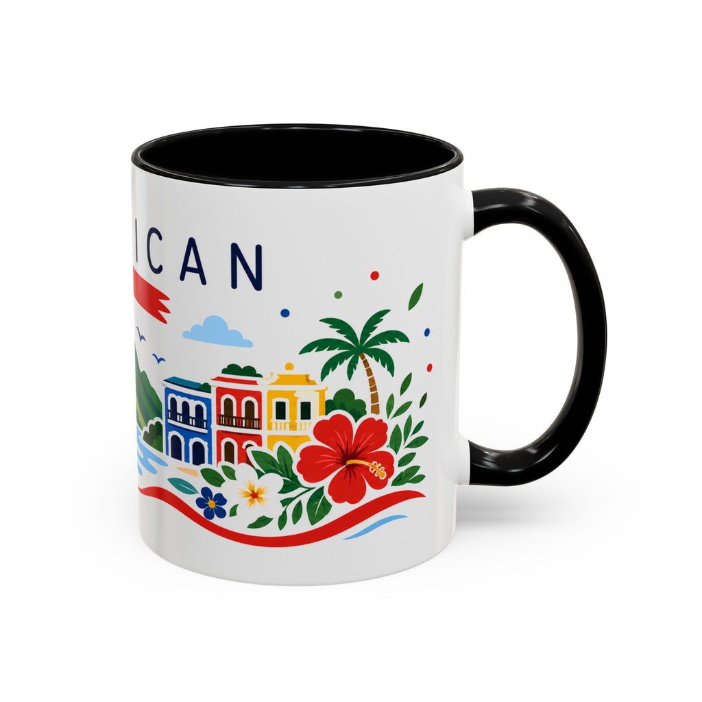 Dominican Republic Coffee Mug | Travel Souvenir Accent Mug | Country Gift Ceramic Cup 11oz 15oz