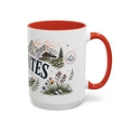 Dolomites Coffee Mug | Travel Destination Souvenir Gift | Accent Color Ceramic 11oz 15oz