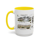 Great Basin National Park Coffee Mug | Nevada Desert Stargazing Hiking Gift | Accent Color Ceramic 11oz 15oz