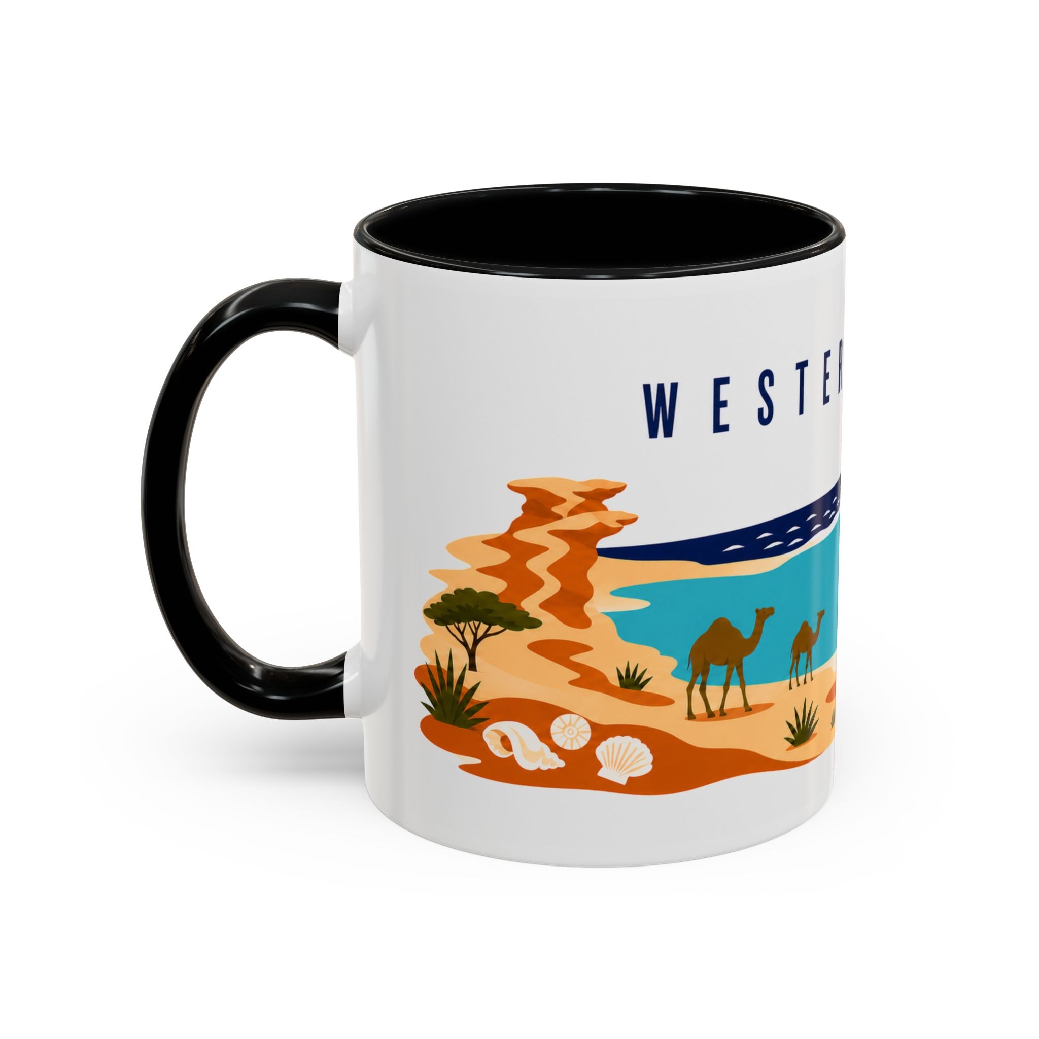 Western Sahara Coffee Mug | Travel Souvenir Accent Mug | Country Gift Ceramic Cup 11oz 15oz