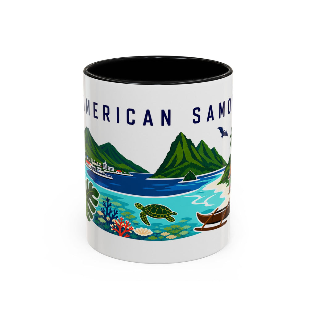 American Samoa Coffee Mug | Travel Souvenir Accent Mug | Country Gift Ceramic Cup 11oz 15oz