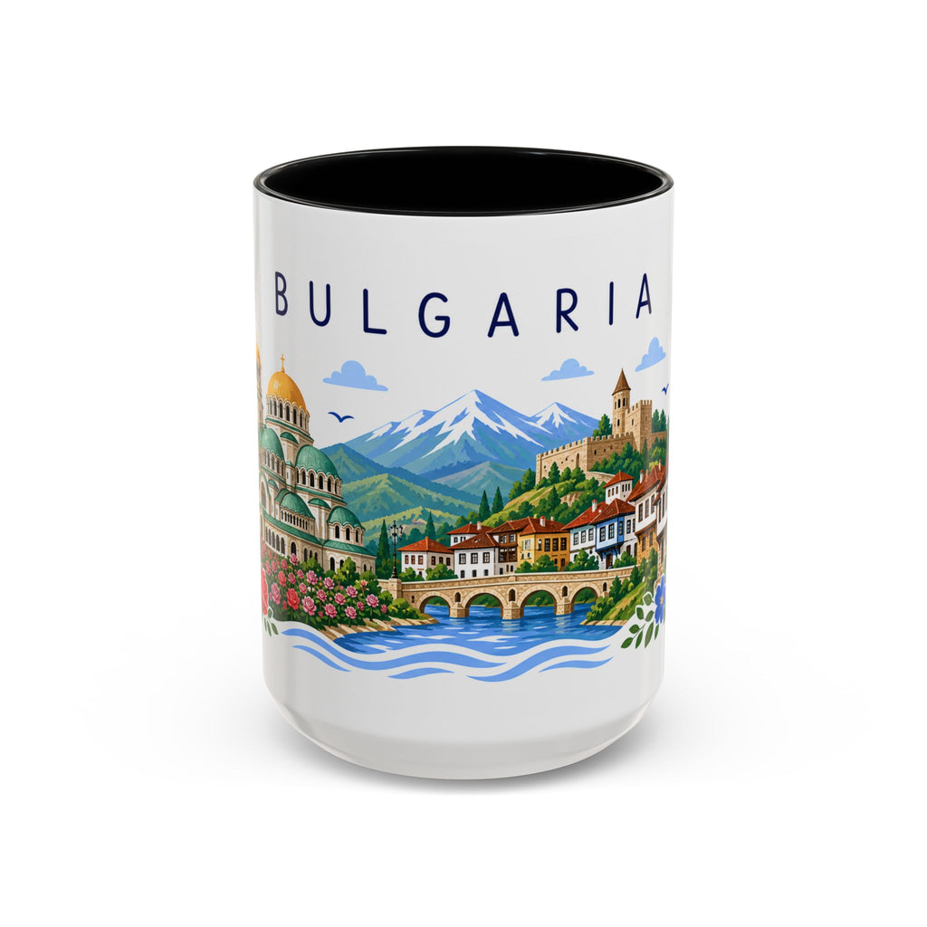 Bulgaria Coffee Mug | Travel Souvenir Accent Mug | Place Gift Ceramic Cup 11oz 15oz