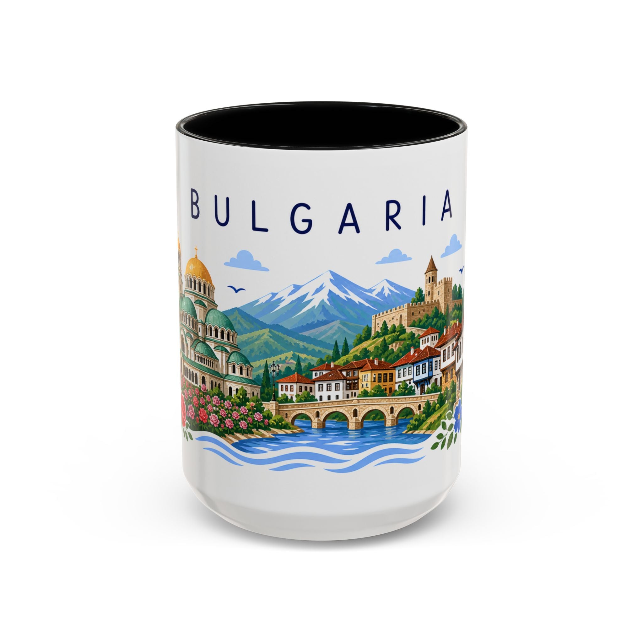 Bulgaria Coffee Mug | Travel Souvenir Accent Mug | Place Gift Ceramic Cup 11oz 15oz