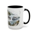 Lake Como Mug, Italy Travel Souvenir, Bucket List Gift, Accent Ceramic Coffee Mug 11oz 15oz
