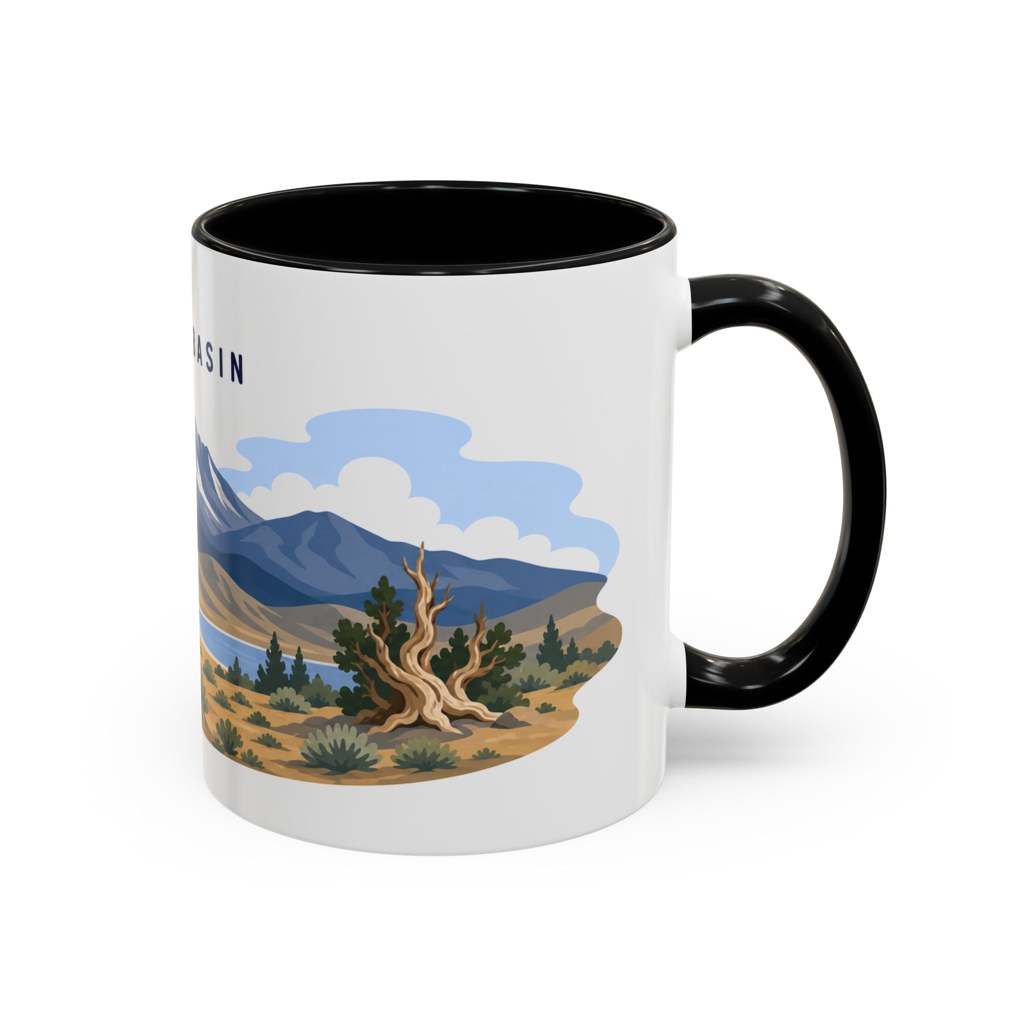 Great Basin National Park Coffee Mug | Solid Color Block Park Souvenir | 11oz 15oz Accent Mug
