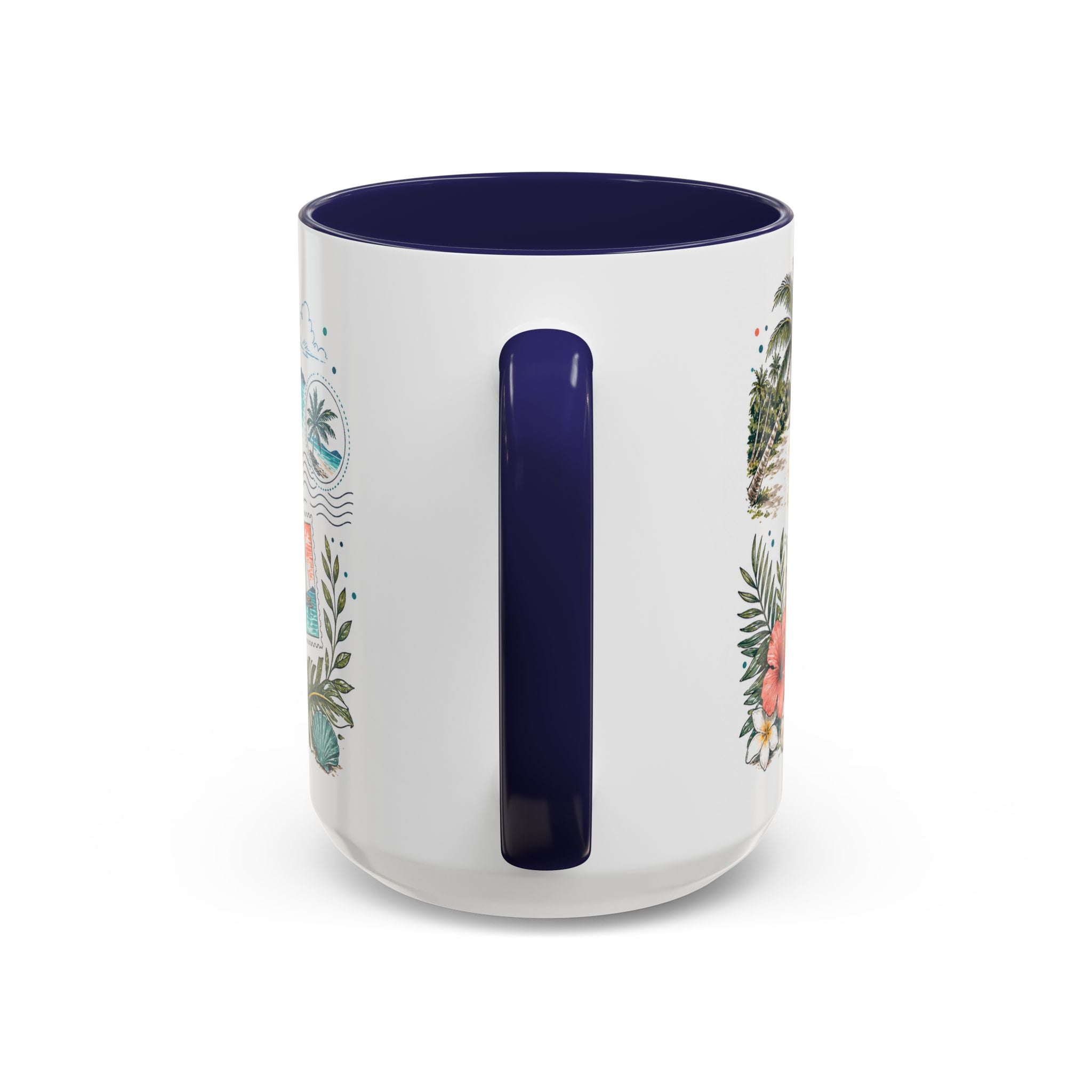 Boracay Coffee Mug | Travel Destination Souvenir Gift | Accent Color Ceramic 11oz 15oz