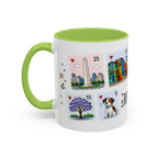 Buenos Aires Coffee Mug | Postage Stamp Collage Mug | Travel Souvenir Accent Cup 11oz 15oz