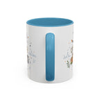 New Delhi Coffee Mug | India Souvenir Travel Gift | Accent Color Ceramic 11oz 15oz