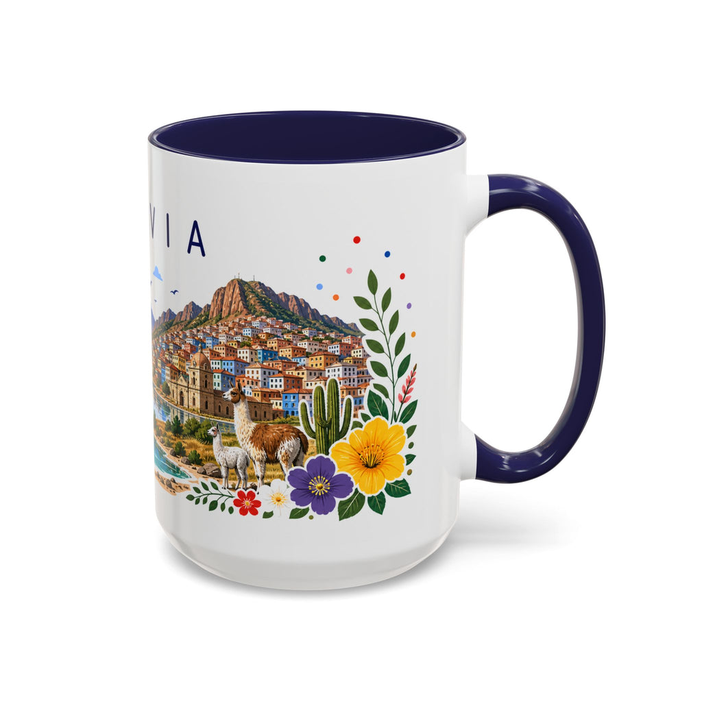 Bolivia Coffee Mug | Travel Souvenir Accent Mug | Place Gift Ceramic Cup 11oz 15oz