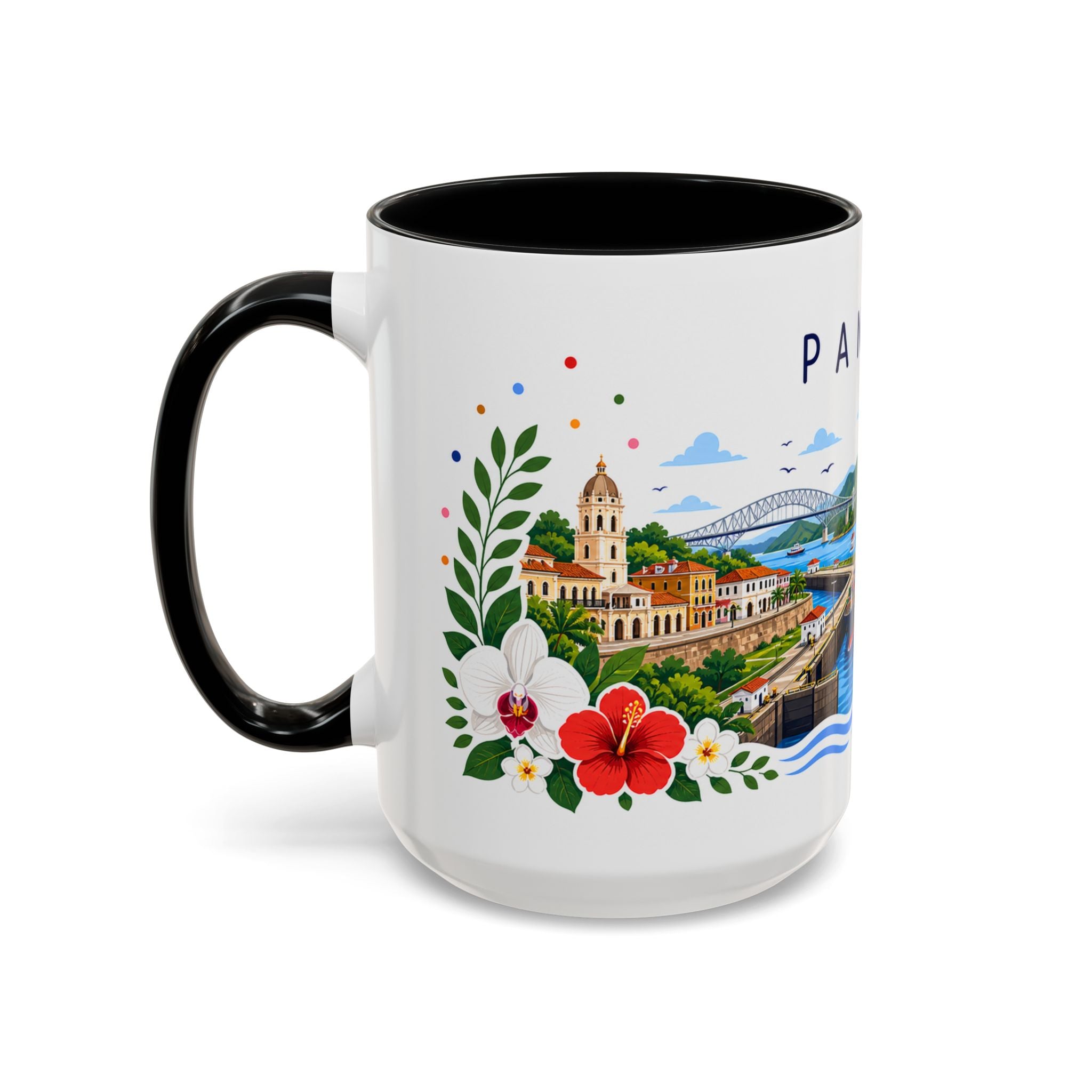 Panama Coffee Mug | Travel Souvenir Accent Mug | Place Gift Ceramic Cup 11oz 15oz