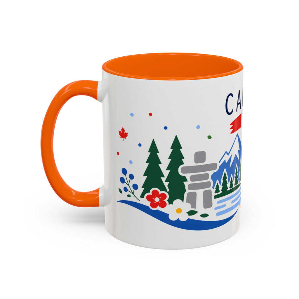 Canada Coffee Mug | Travel Souvenir Accent Mug | Country Gift Ceramic Cup 11oz 15oz