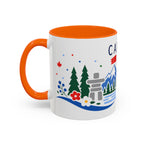 Canada Coffee Mug | Travel Souvenir Accent Mug | Country Gift Ceramic Cup 11oz 15oz