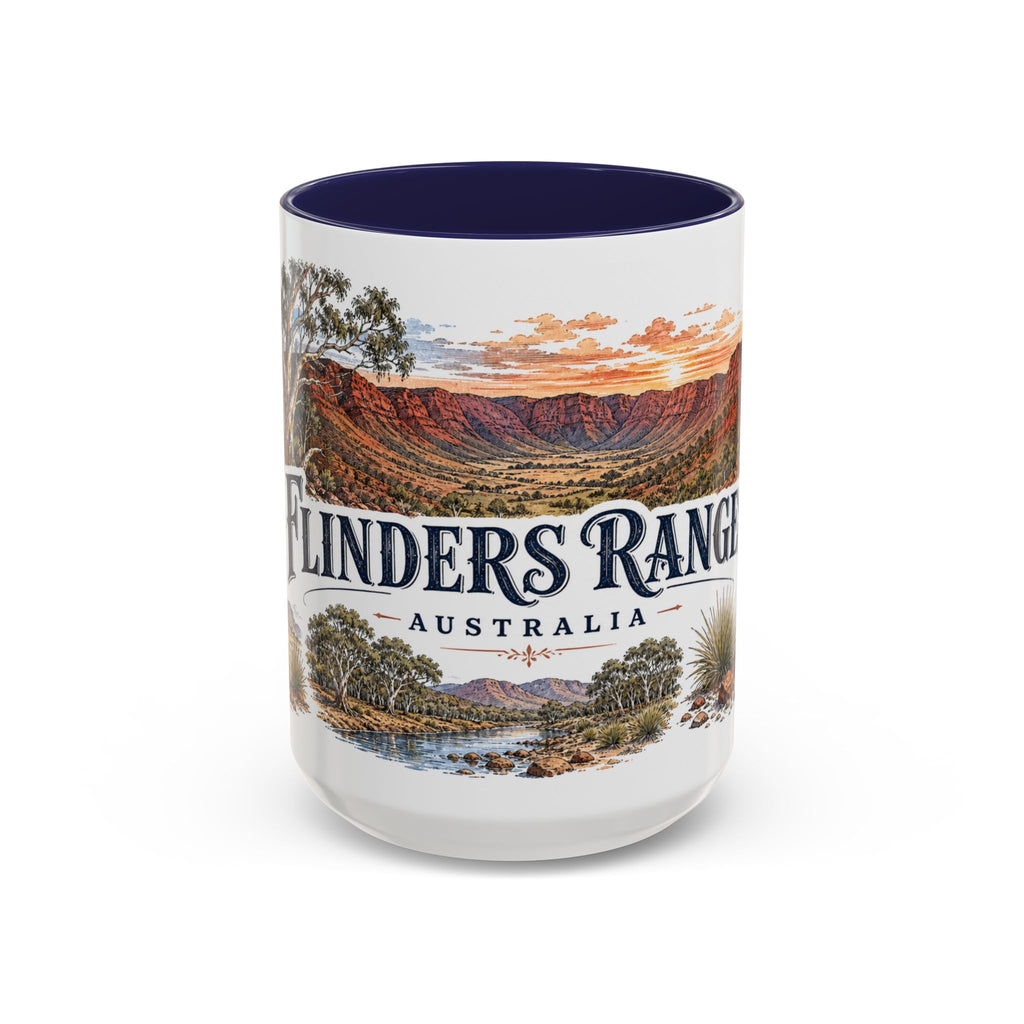 Flinders Ranges Mug, Australia Travel Souvenir, Bucket List Gift, Accent Ceramic Coffee Mug 11oz 15oz