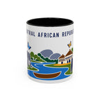 Central African Republic Coffee Mug | Travel Souvenir Accent Mug | Country Gift Ceramic Cup 11oz 15oz