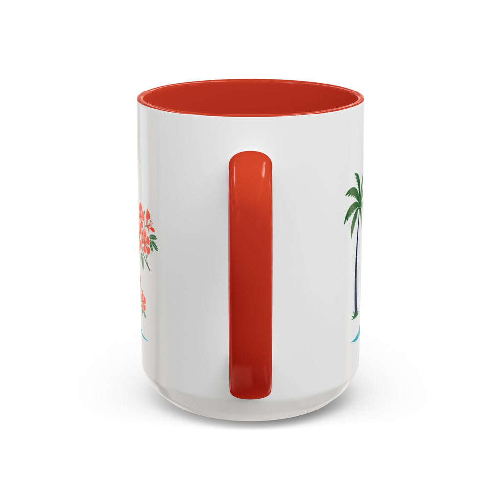 Miami Coffee Mug | United States Travel Souvenir | Porcelain Decal City Gift | 11oz 15oz Accent Mug