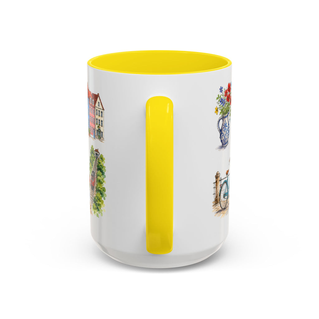 Heidelberg Illustrated Travel Mug | City Souvenir Accent Coffee Mug | 11oz 15oz Ceramic Cup