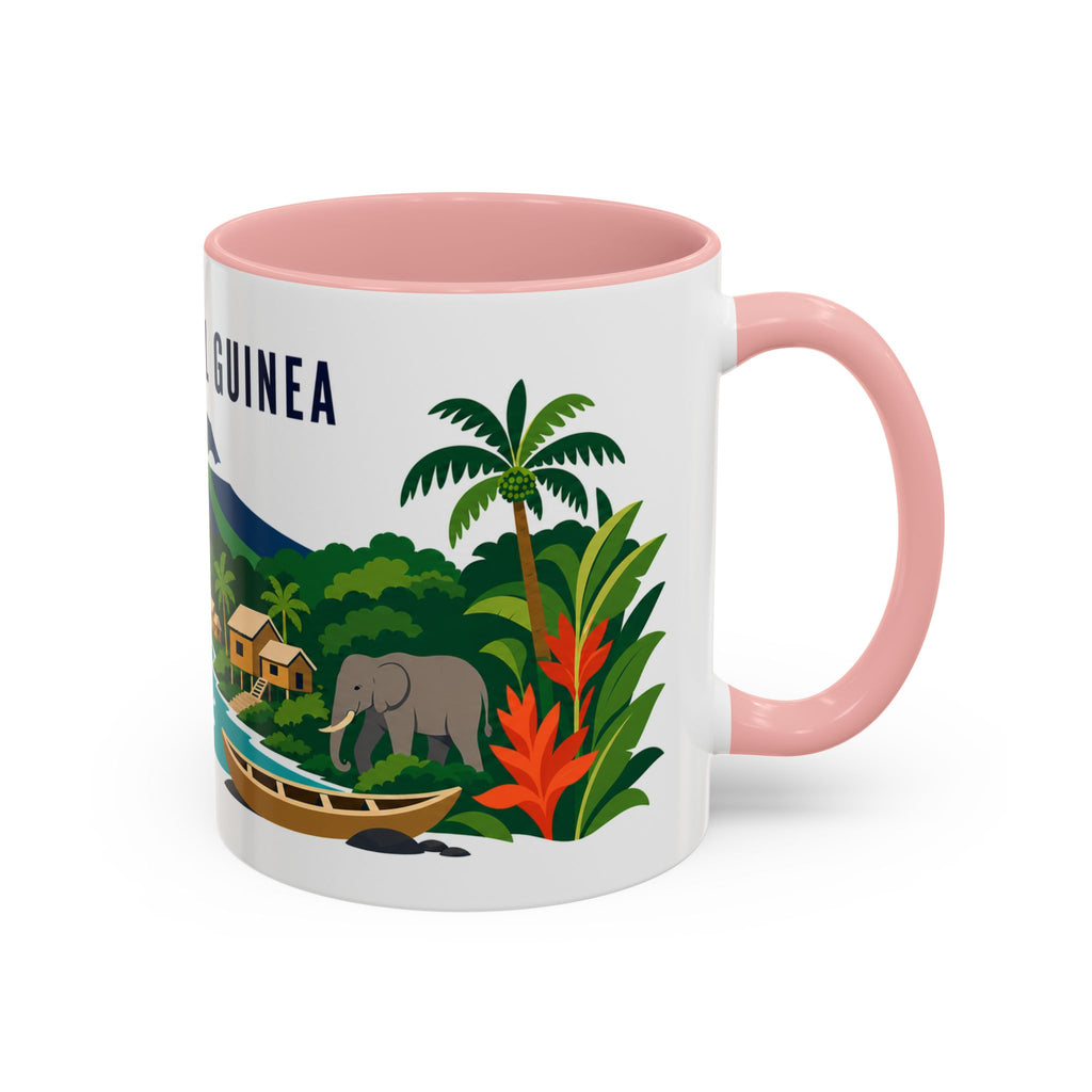 Equatorial Guinea Coffee Mug | Travel Souvenir Accent Mug | Country Gift Ceramic Cup 11oz 15oz