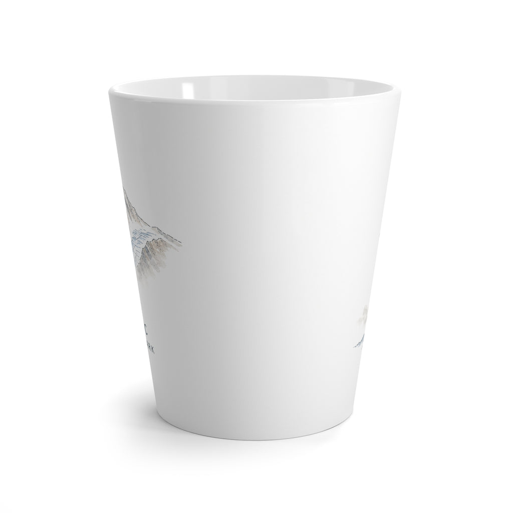 Olympic National Park Latte Mug | Pastel Watercolor Nature Coffee Cup | 12 oz Travel Souvenir Gift