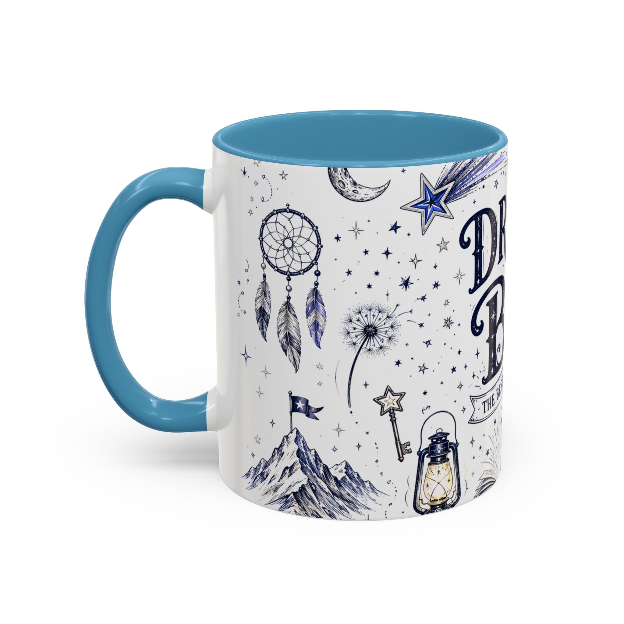 Dream Big Coffee Mug | Class of 2026 Graduation Gift | Accent Color Ceramic 11oz 15oz
