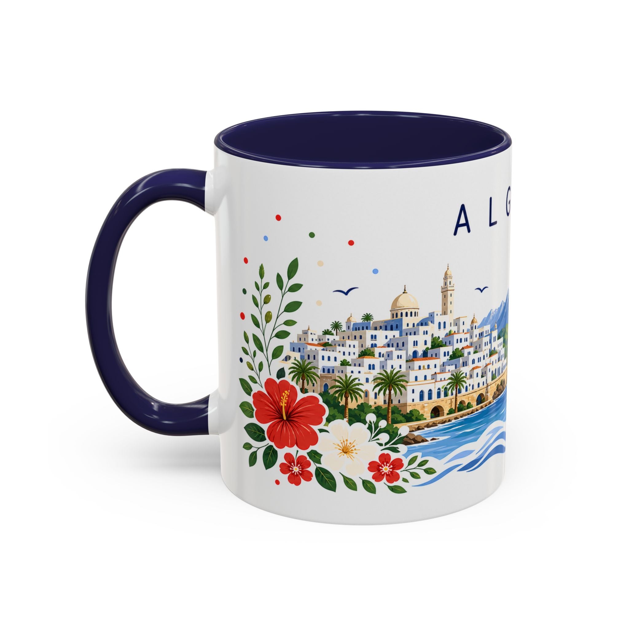 Algeria Coffee Mug | Travel Souvenir Accent Mug | Place Gift Ceramic Cup 11oz 15oz