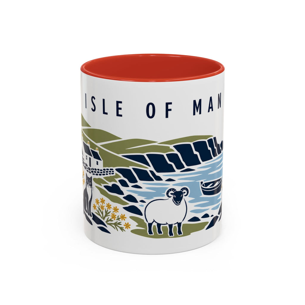 Isle of Man Coffee Mug | Travel Souvenir Accent Mug | Country Gift Ceramic Cup 11oz 15oz