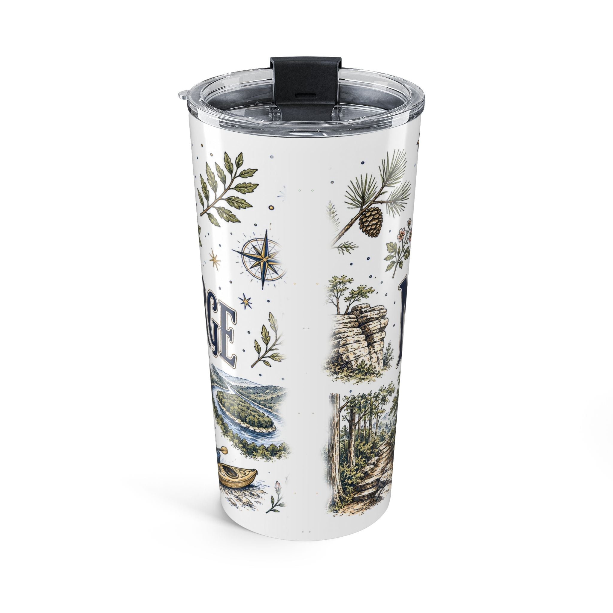 New River Gorge National Park 20oz Tumbler | West Virginia River Canyon Climbing Gift | Insulated Stainless Steel Travel Cup