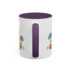 Abu Dhabi Coffee Mug | United Arab Emirates Travel Souvenir | Porcelain Decal City Gift | 11oz 15oz Accent Mug