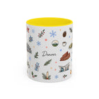 Denver Christmas Mug | Watercolor City Souvenir, Holiday Travel Gift (11oz/15oz)