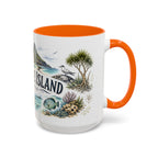 Lord Howe Island Mug, Australia Travel Souvenir, Bucket List Gift, Accent Ceramic Coffee Mug 11oz 15oz