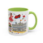 Madrid Travel Mug | European City Souvenir Accent Coffee Mug | 11oz 15oz Ceramic Cup