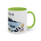 Isle of Man Coffee Mug | Travel Souvenir Accent Mug | Country Gift Ceramic Cup 11oz 15oz