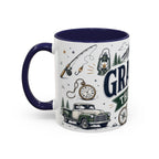 Grandpa The Legend Coffee Mug | Gift From Grandkids | Accent Color Ceramic 11oz 15oz