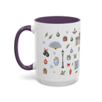 Madrid Christmas Mug | Watercolor City Souvenir, Travel Memories, Ceramic Coffee Cup