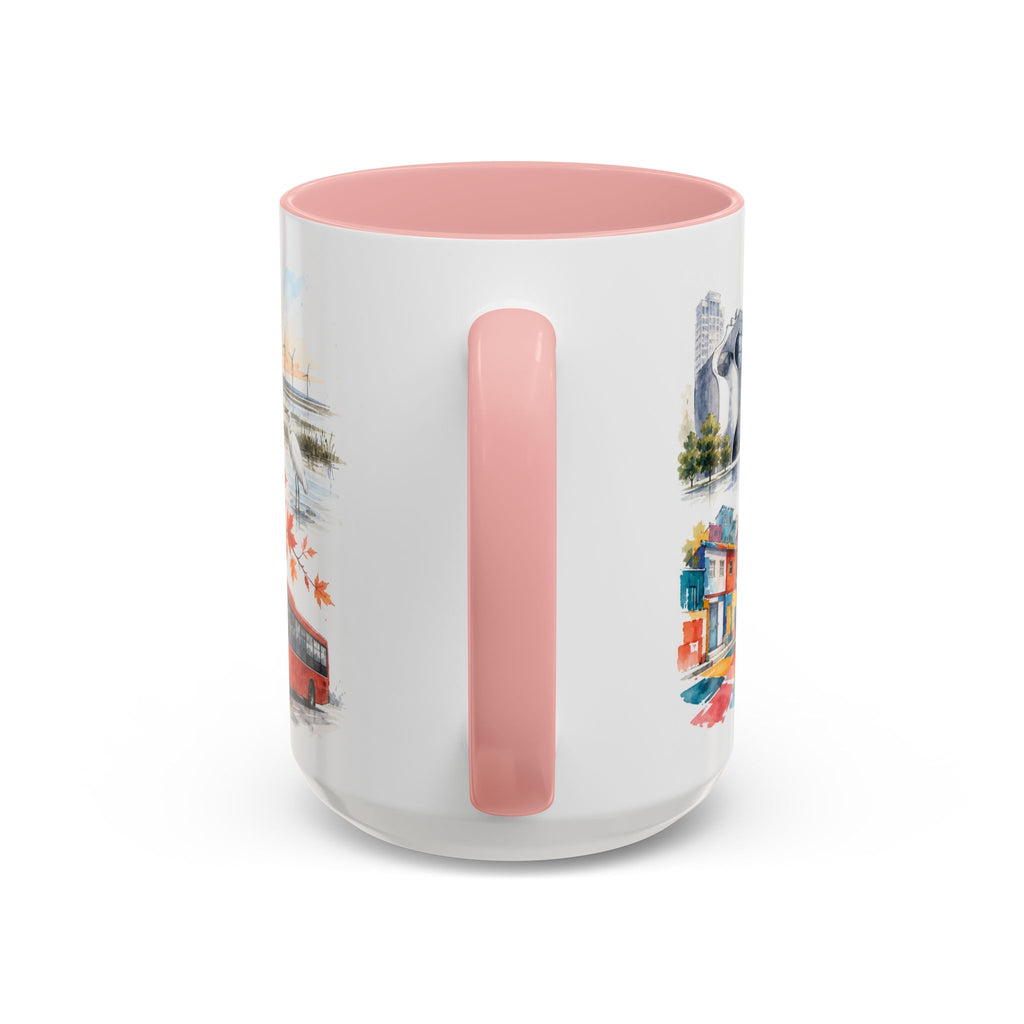 Taichung Coffee Mug | Taiwan Travel Souvenir | Vintage Illustrated City Gift | 11 oz 15 oz Accent Mug