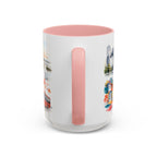 Taichung Coffee Mug | Taiwan Travel Souvenir | Vintage Illustrated City Gift | 11 oz 15 oz Accent Mug