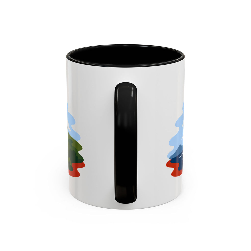 Faroe Islands Coffee Mug | Travel Destination Souvenir Gift | Accent Color Ceramic 11oz 15oz