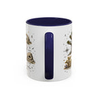 Joshua Tree Coffee Mug | National Park Desert Camping Gift | Accent Color Ceramic 11oz 15oz
